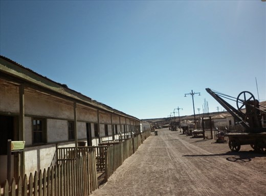 Entrando a la salitrera