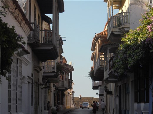 Cartagena, casco histórico. Media borrosa pero ilustrativa 