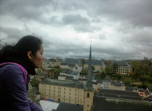 Yo, contamplando la belleza del lugar