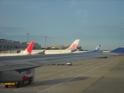 JAL, China Airlines, ANA, Taipei Taoyuan Airport