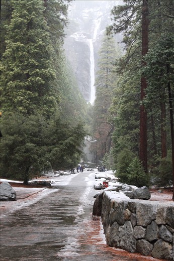 This is the first thing I headed to in Yosemite, the Natural falls!