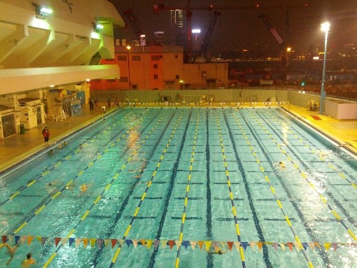 Open swimming pool