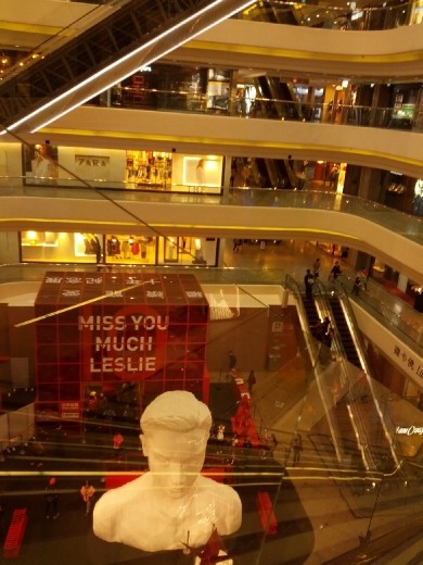 Times square (someone was dead and this some kind of monument in his  honor)