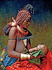 Mother Take Care with your son In Opowo-Namibia: by nunolobito, Views[541]