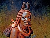 Close up Women Himba inside hat in Opowo Namibia: by nunolobito, Views[690]