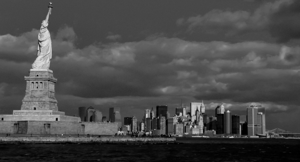 'The Majestic Protector' as she watches over her beloved New York City