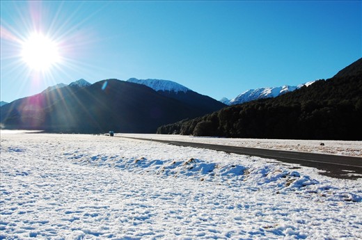 Beautiful road on a beautiful sunny day