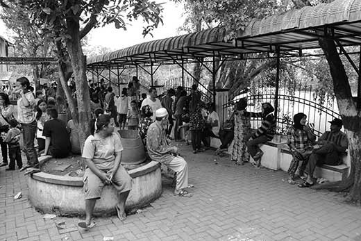 With $0.6 or Rp6000, people loves to bring their family here to see almost 2000 crocodiles.