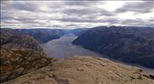 All by myself at Preikestolen looking down the Lysefjord: by offtheroad, Views[693]