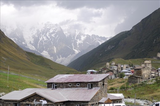 When day comes, you could notice a few houses 