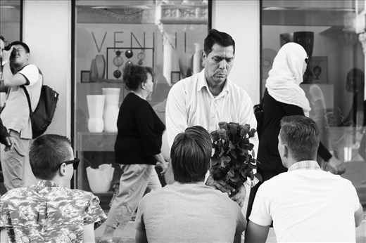 Emotional Italian Rose seller