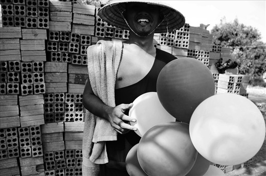 Young buddhist monk in Watt Phnom Svay, Rattanakiri, Cambodia. 