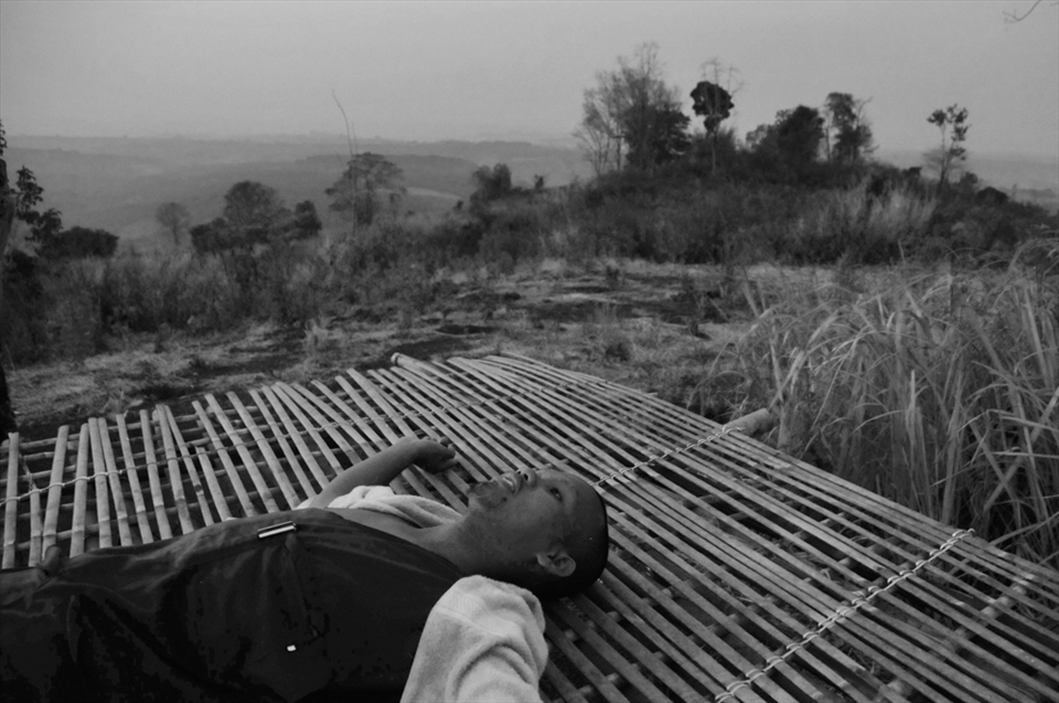 Eisey Patamak mountain is the place where monks go to see the sunset