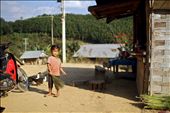 Girl welcoming us to her village in the foothills of Laos.: by ollie103, Views[416]