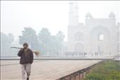 A man walks to work at the Akbar's Tomb monument in Delhi: by olya, Views[642]