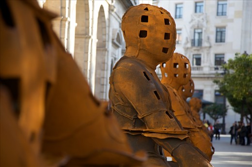 Public art in Seville.