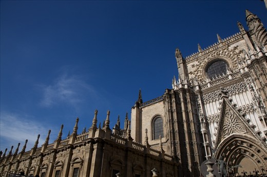 The Cathedral of Saint Mary of the See in Seville; the worlds largest cathedral.