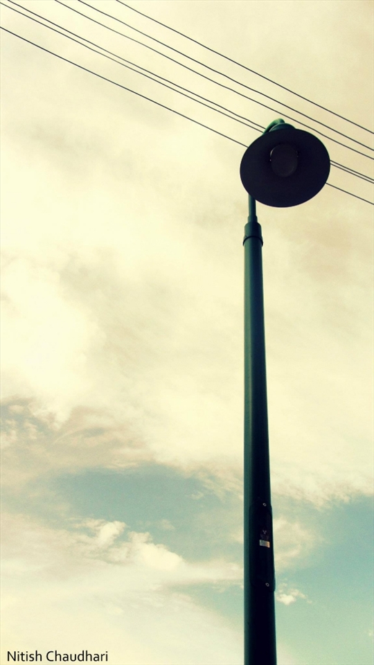 While the lamp post itself is worthy of a photo, the dramatic clouds framing it were too good to pass up.