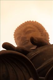 Lantau Islands main attractions is the massive Buddha at the top of the hill: by oni, Views[276]