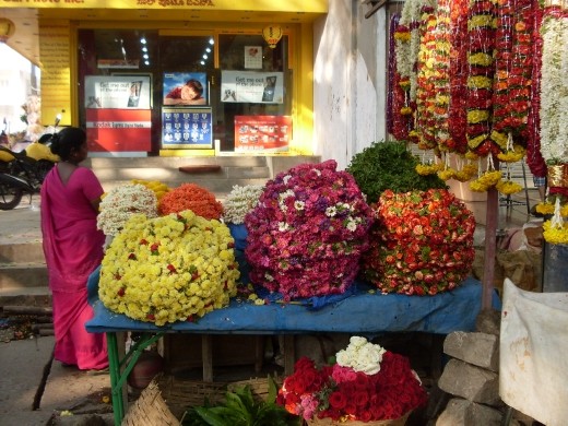 more flower grlands for more pujas for more health, wealth and prosperity