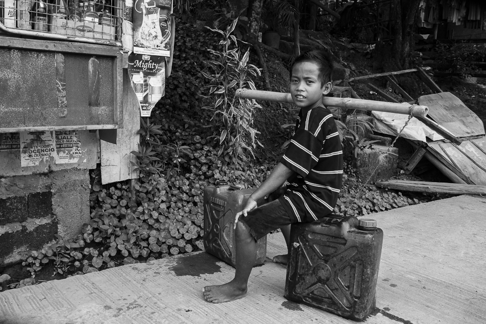 even children are not spared from the heavy work