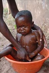 Bathing in cold water to reduce malaria induced fever: by oscarserrano, Views[557]