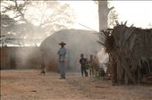A villager and his kids by the door in a Village of Cangola: by oscarserrano, Views[217]