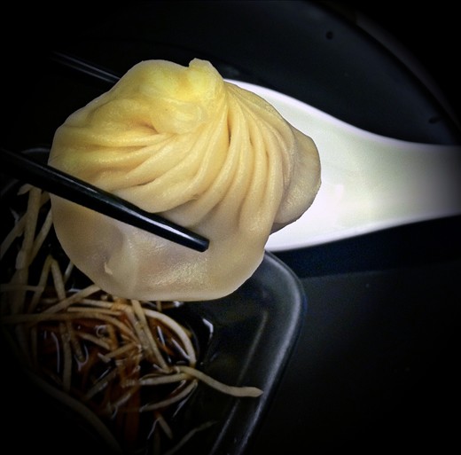 Perfectly executed xiao long bao from Din Tai Fung in Taipei, Taiwan