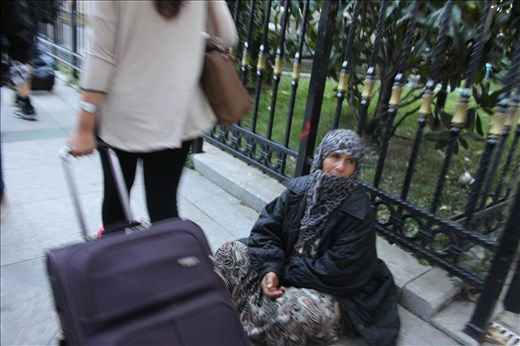 Istanbul is also an area for poor Syrian refugees seeking for help & support