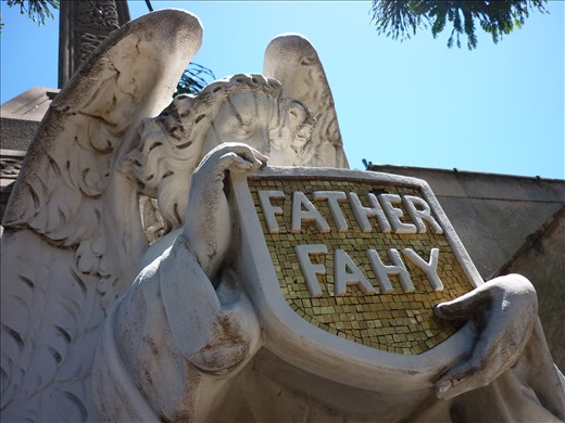 Detail of grave @ Recoleta Cemetery, famous because of celebrities buried there