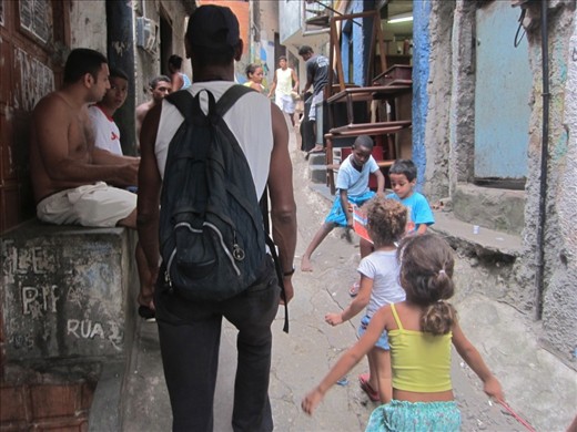 When you enter Rocinha you find yourself in a big warm family