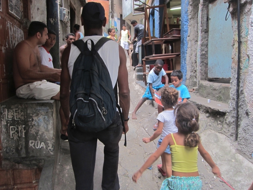 When you enter Rocinha you find yourself in a big warm family