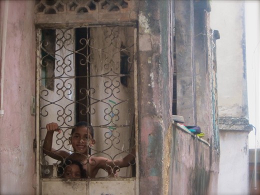 Despite of the poor conditions of living they stay happy and curious