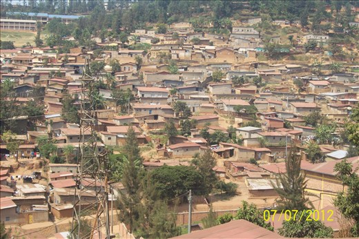 houses in Kigali where the low class people live but they like their homes