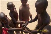 kids planning the teamwork in soccer match warming up as barcelona: by outhere, Views[420]