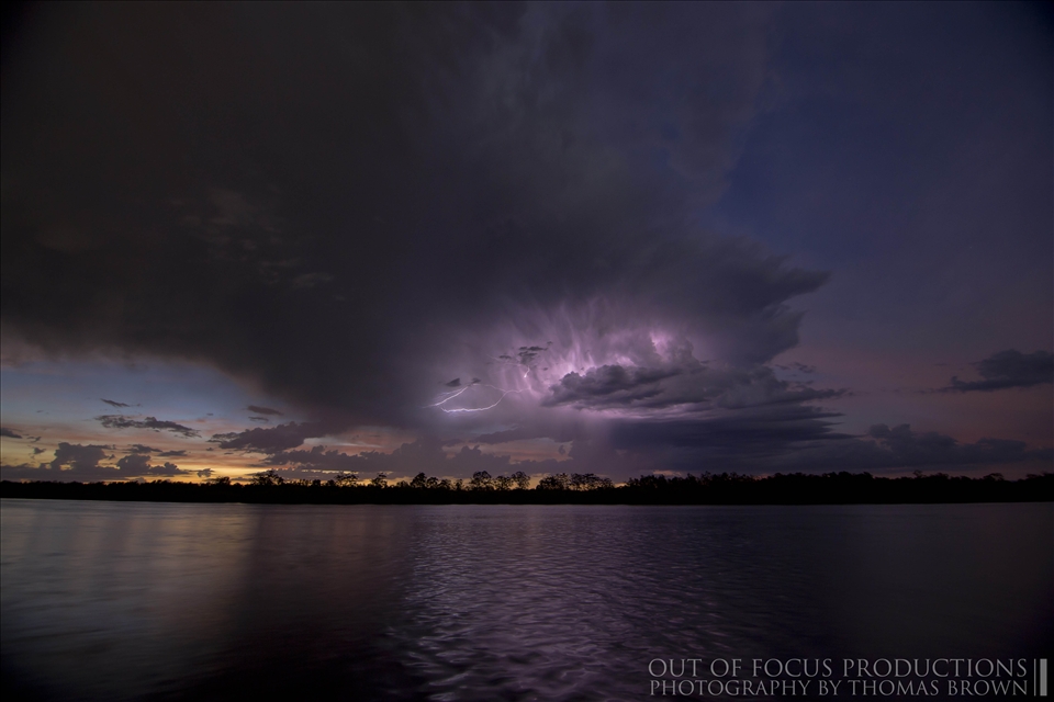 Welcomed home to this great sunset/storm after a camping trip up north.
