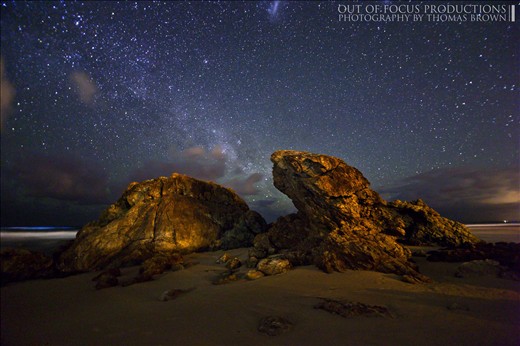 The Turtle watching the stars, a perspective I found of a rock formation.