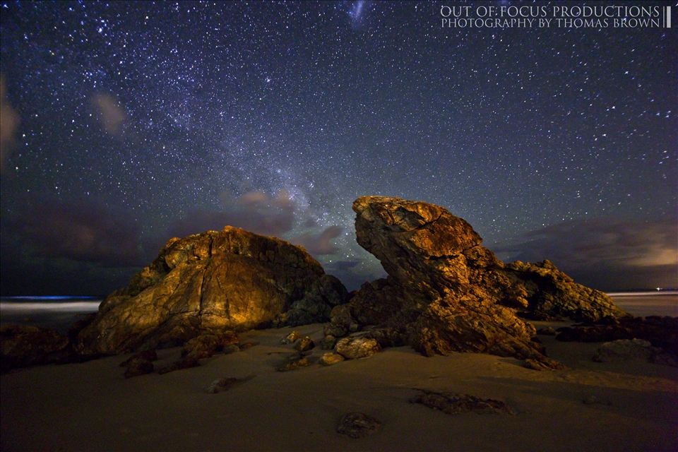 The Turtle watching the stars, a perspective I found of a rock formation.