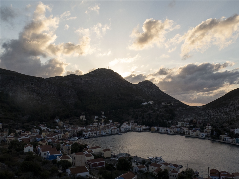 Kastellorizo's main harbour 