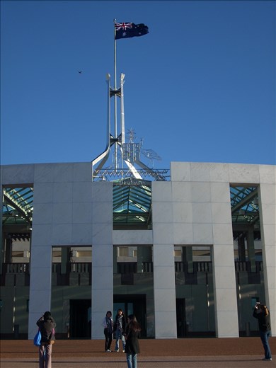 Parliament House in Canberra