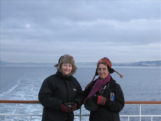Dorothy & Catherine on the Kong Harald
