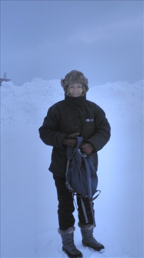 Dorothy at North Cape