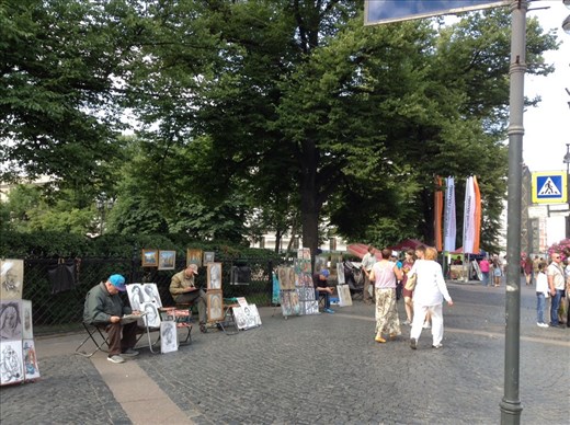 Artists on Nevsky
