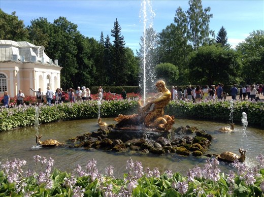 Triton water sculpture