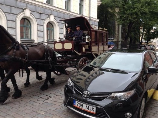 Horse-driven transport