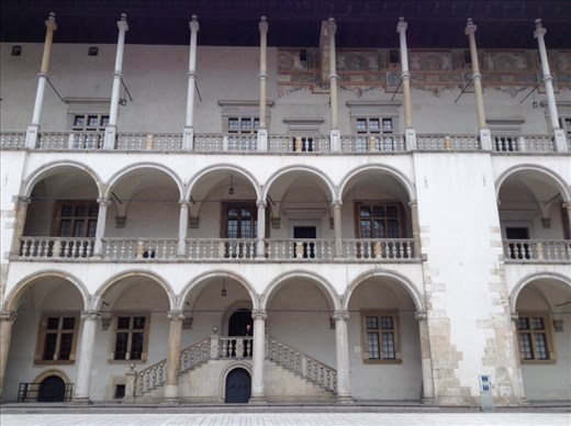 Arcaded forecourt of Castle