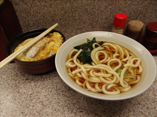 Katsudon and Udon Noodles