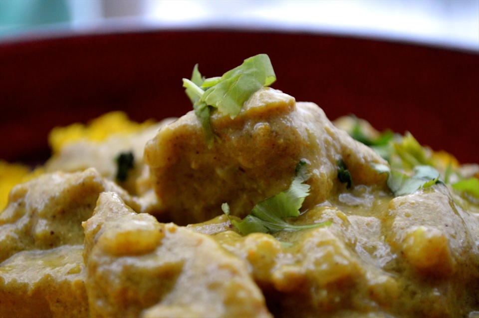 Up close nut butter Kari Ayam