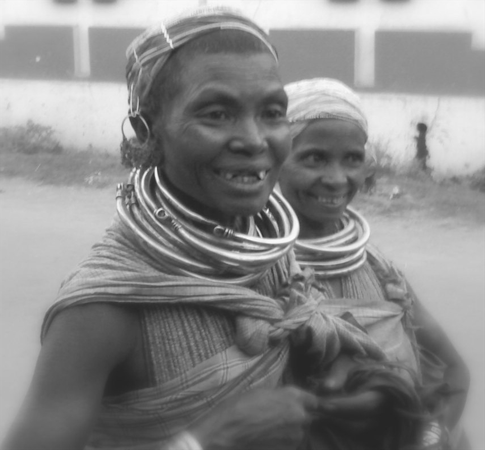 The smile of women woven into richness