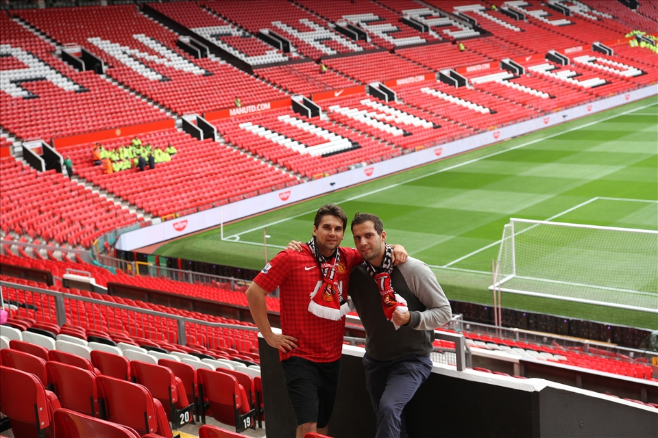 The friend's dream comes true when we were on the Old Trafford in England .He  promised that Manchester United win the game...MU didnt...